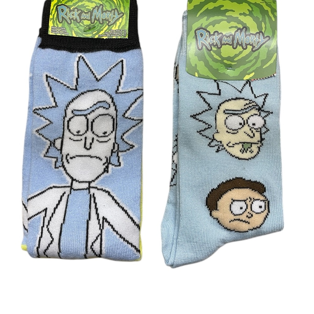 Rick and Morty Socks 2 pairs
